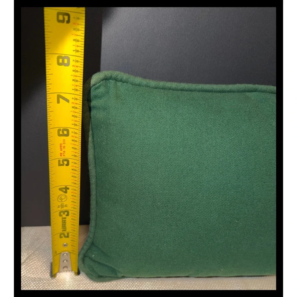 Decorative Throw Pillow Small Green Floral Tapestry Friendship Gift